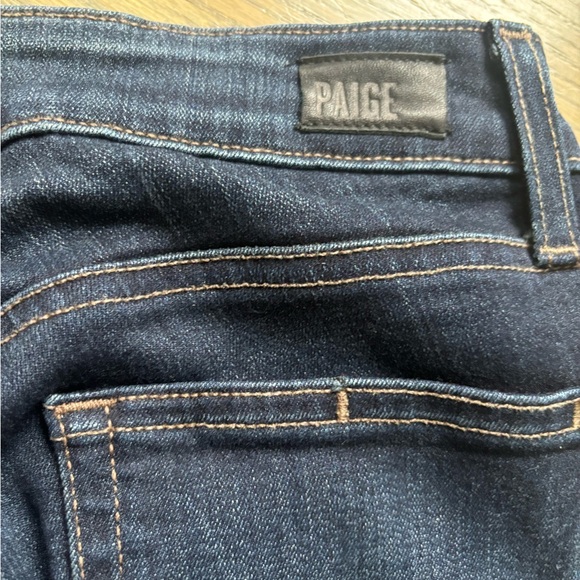 Paige Verdugo Crop Dark Blue Skinny Jeans size 29 - Picture 5 of 6